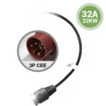 cupra-adaptersteckers-cee-32a-3-phasen Foto des 32A 3-Phasen-CEE-Adapters