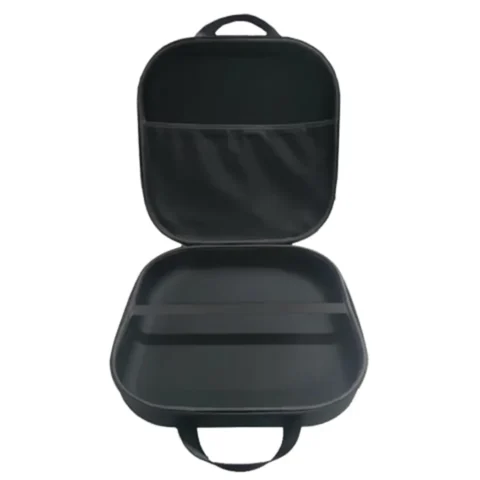 Foto eines schwarzen EVA-Ladekabel-Koffer