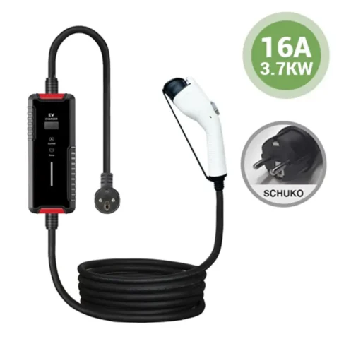 Citroen – Schuko-Ladegerät 6A bis 16A für Steckdose Typ 1. Einstellbarer Strom für häufiges Laden
