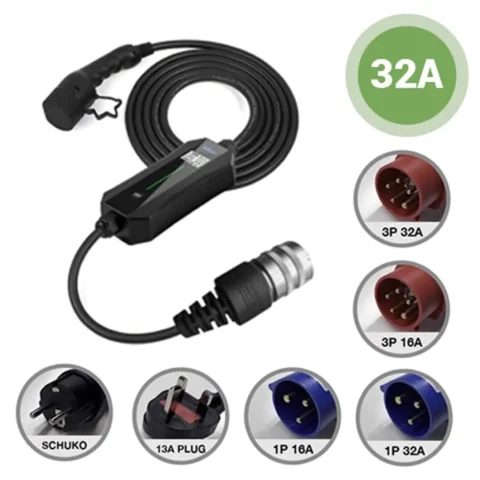 BMW X2 – Multi Adapter Charger For 32A & 16A CEE Sockets, 13A UK & 16A Euro Sockets