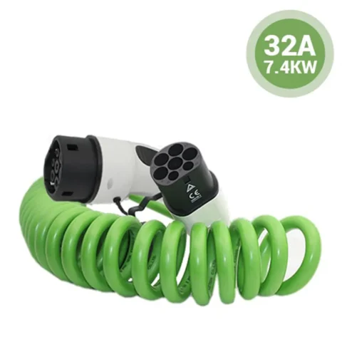 BMW X2 – Spiral EV Cable 1 Phase 32A 7kW. Type 2 to Type 2