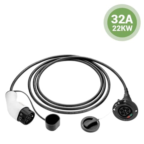 Typ 2 Verlängerungs-Ladekabel 32A 1 Phasig